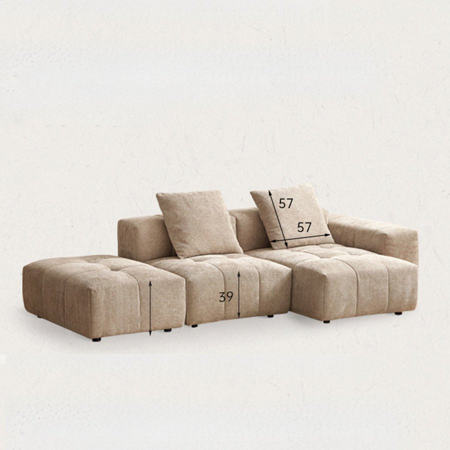 Foresto Modular Chenille Sofa | Oak Furniture Store
