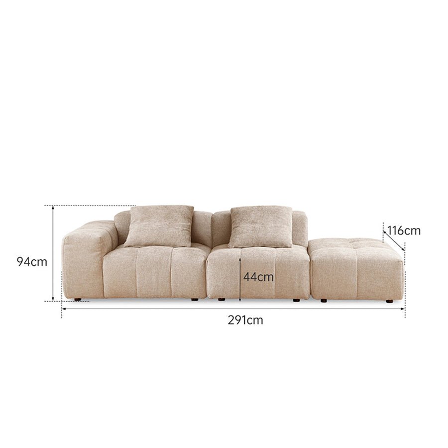 Foresto Modular Chenille Sofa | Oak Furniture Store