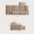 Foresto Modular Chenille Sofa | Oak Furniture Store