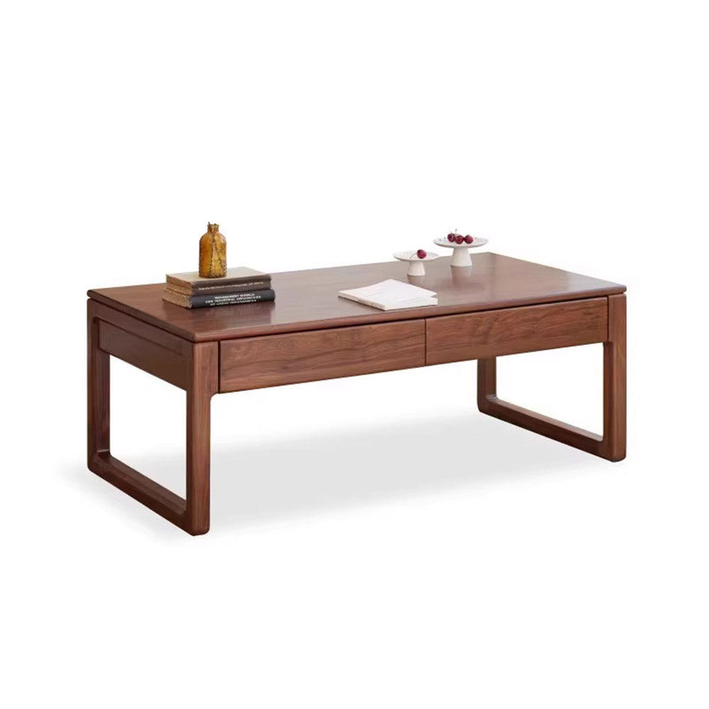 Formello Natural Solid Walnut Coffee Table