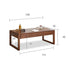 Formello Natural Solid Walnut Coffee Table