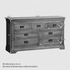 French Rustic Solid Oak 3+4 Chest Of Drawers