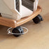 Fukuoka Natural Solid Oak Rolling CPU Stand - Oak Furniture Store