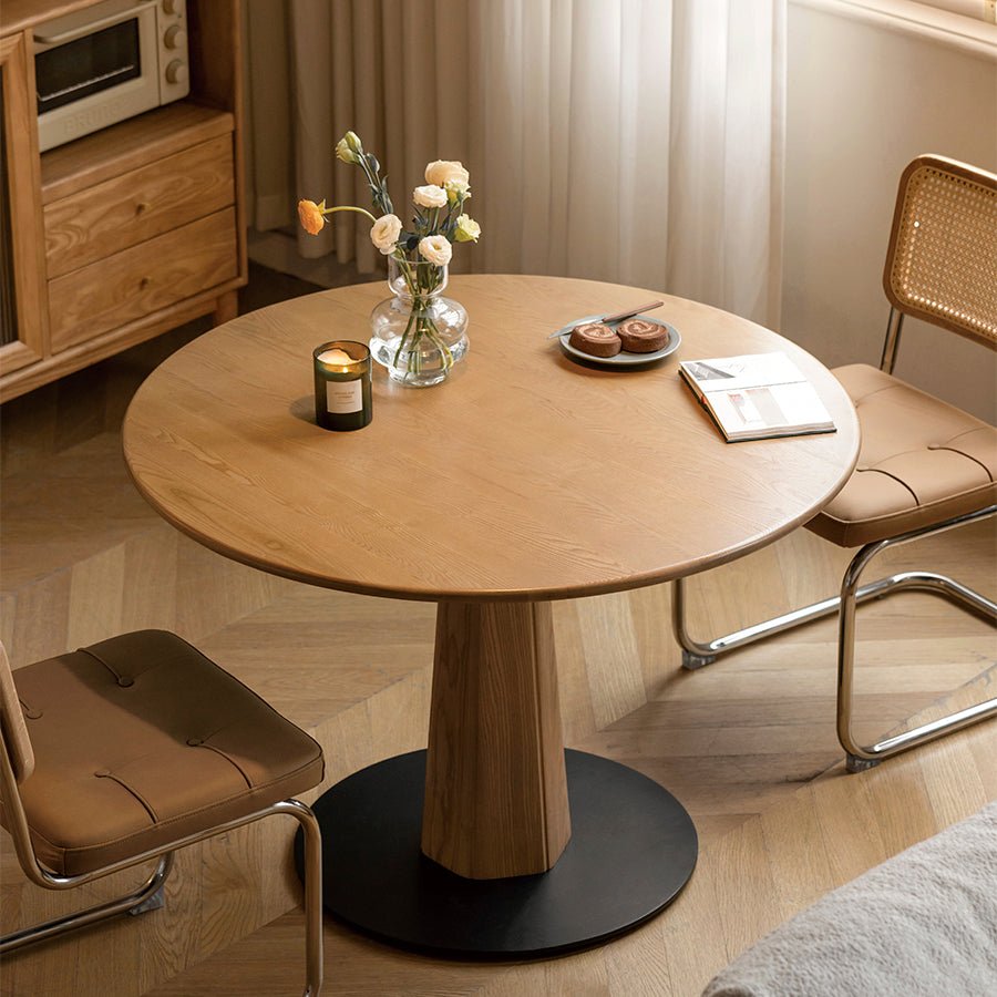 Ash Round Table Garwood Natural Solid Ash Round Dining Table – Oak Furniture Store ...