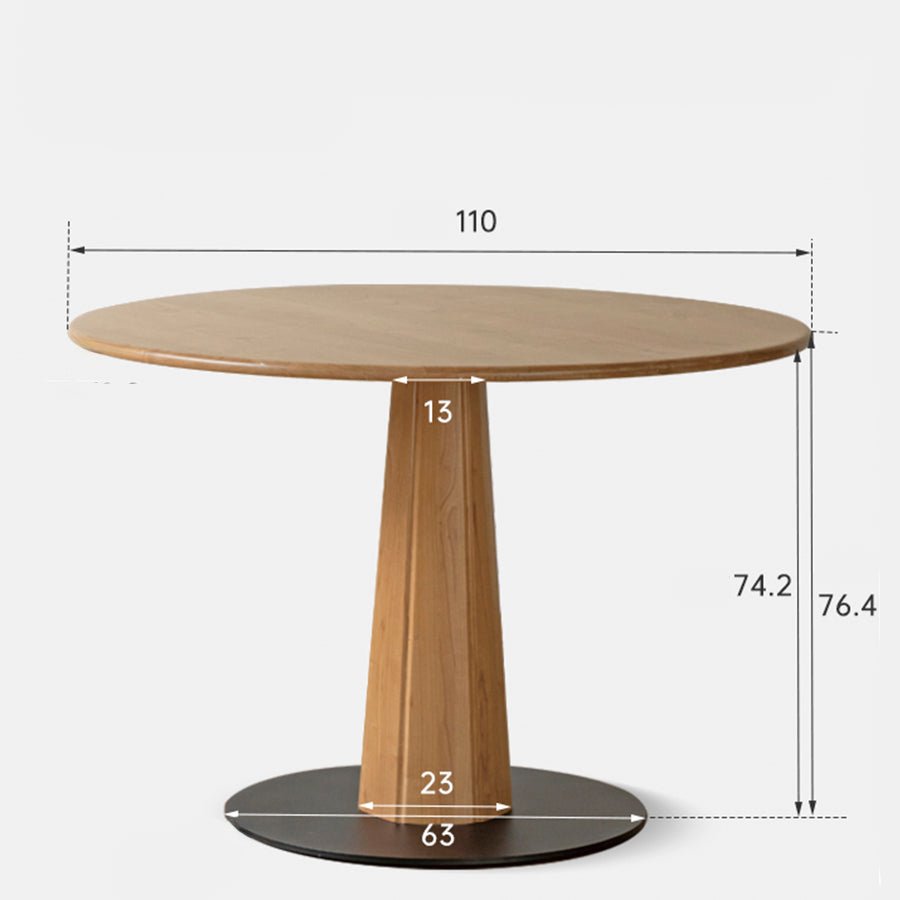 Garwood Natural Solid Ash Round Dining Table | Oak Furniture Store