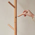 Geilo Natural Solid Wood Hallway Coat Rack - Oak Furniture Store