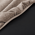 Close up of Graz dressing stool cushion fabric texture and stitched upholstered edge