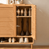 Greeley Natural Solid Oak Shoe Cabinet