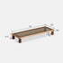 Hanko Solid Oak Desk Monitor Shelve - Oak Furniture Store