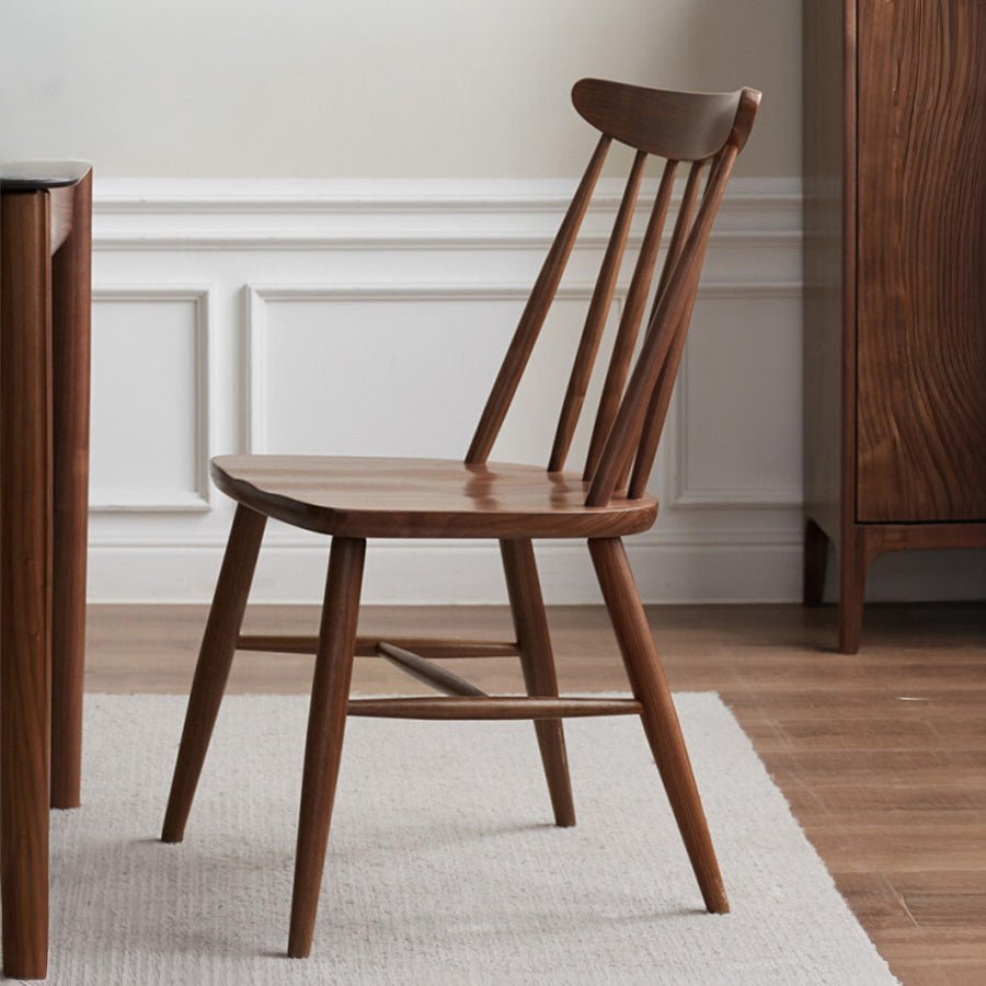 Hasjo Natural Solid Walnut Dining Chair