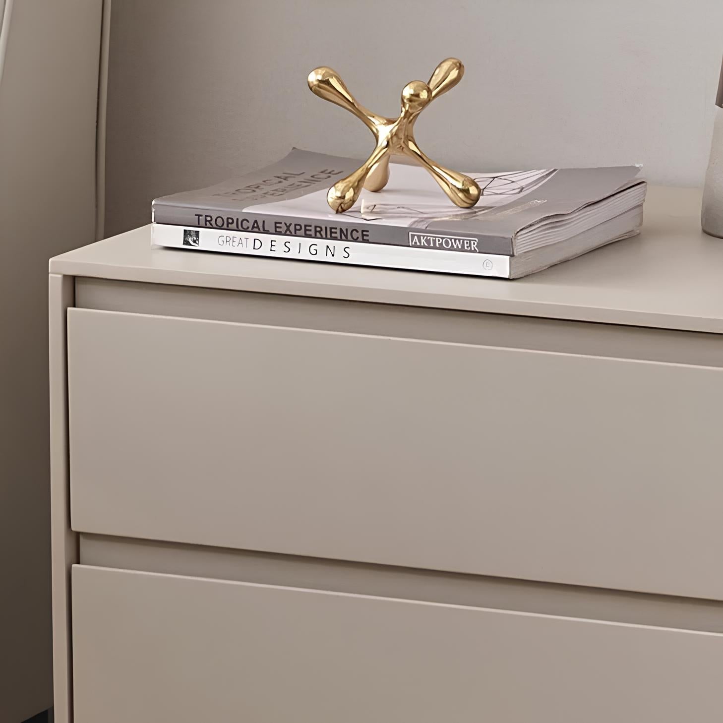 Helsingborg Natural Solid Wood Large Bedside Table
