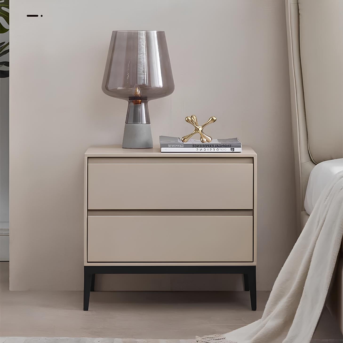 Helsingborg Natural Solid Wood Large Bedside Table | Oak Furniture Store