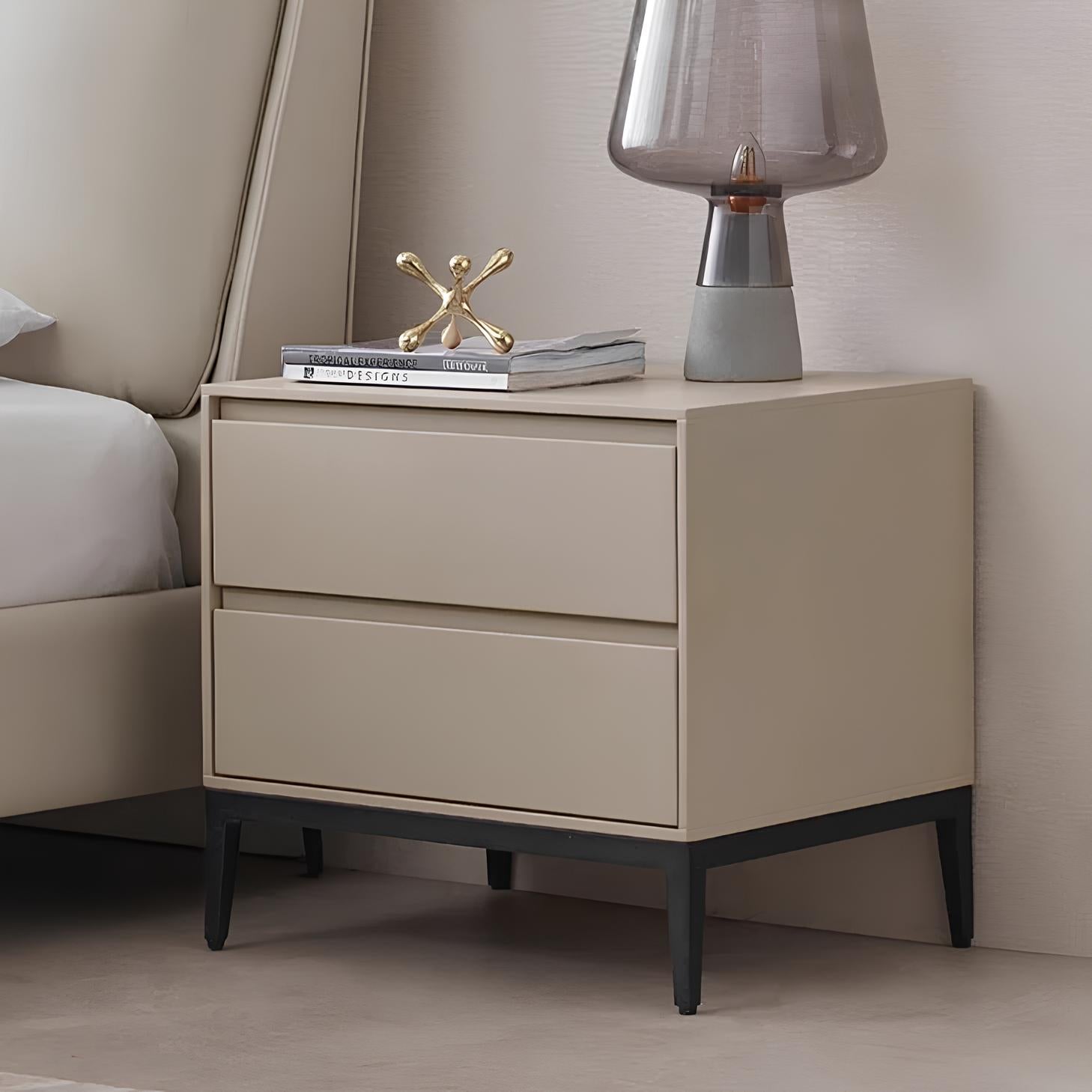 Helsingborg Natural Solid Wood Large Bedside Table | Oak Furniture Store