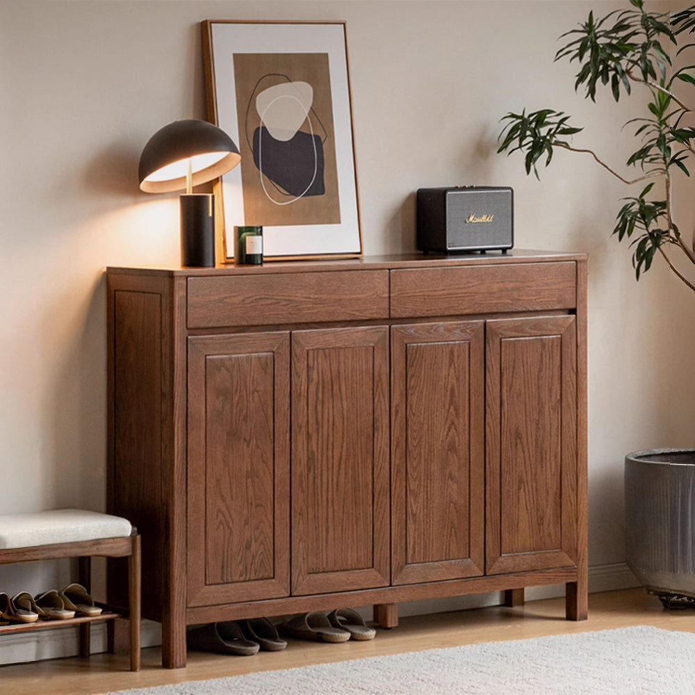 Humbie Natural Solid Ash Shoe Cabinet