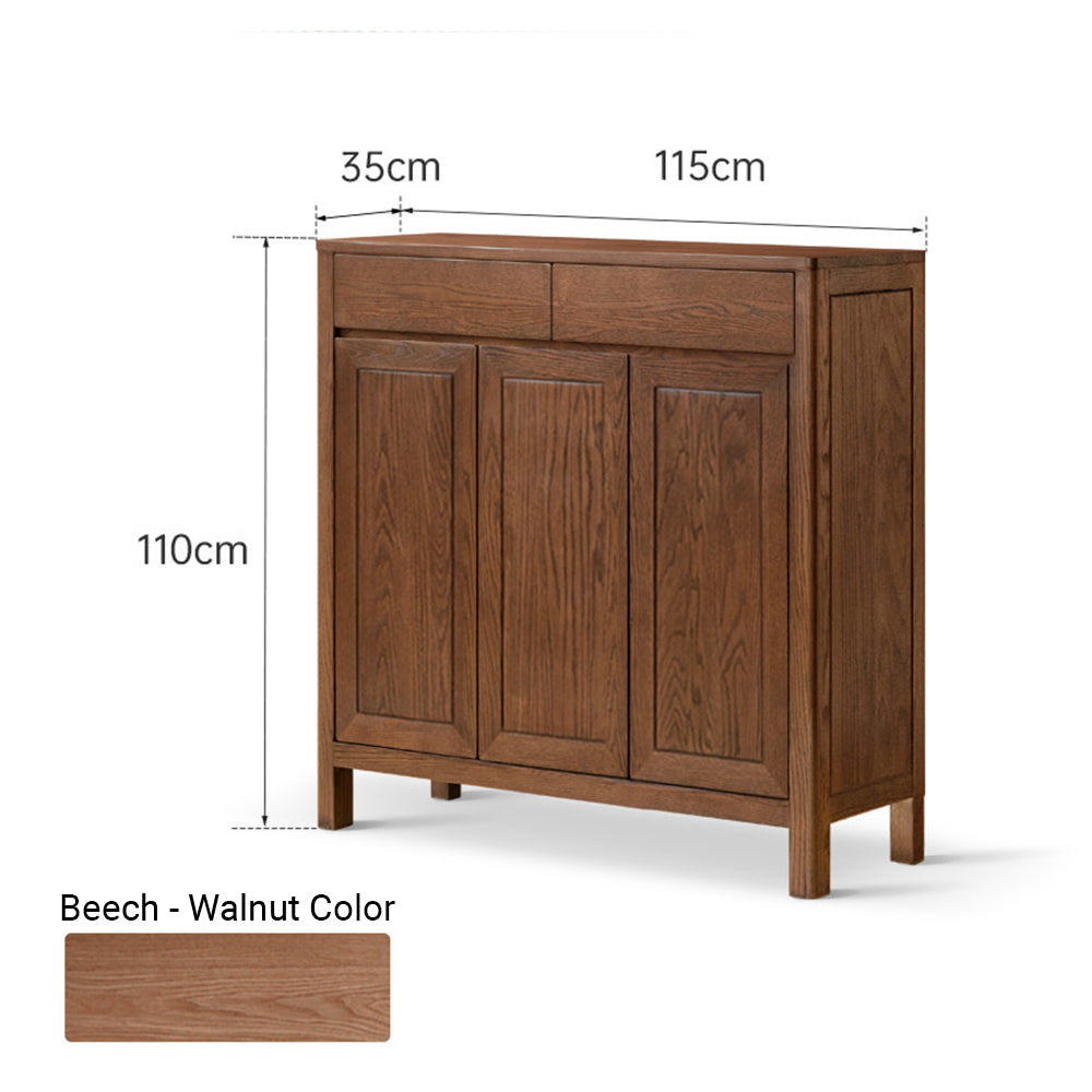 Humbie Natural Solid Ash Shoe Cabinet