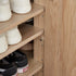 Humbie Natural Solid Ash Shoe Cabinet | Oak Furniture Store