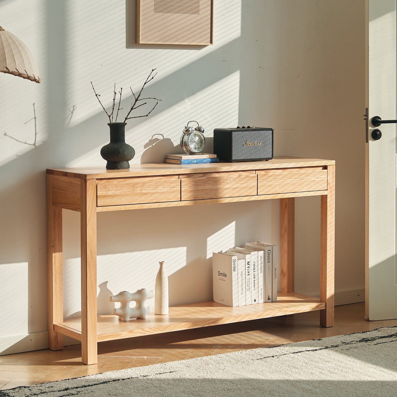 Humbie Natural Solid Oak Console Table – Oak Furniture Store Australia