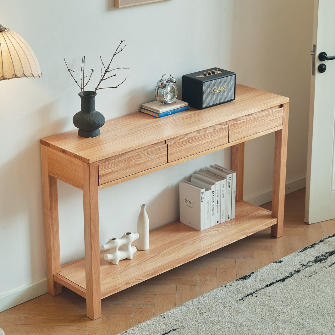 Humbie Natural Solid Oak Console Table – Oak Furniture Store Australia