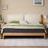 Humbie Natural Solid Oak Cushion Back Bed Frame