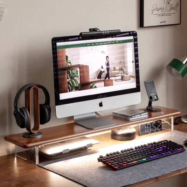 Humbie Natural Solid Oak Desk Floating Shelve - Oak Furniture Store