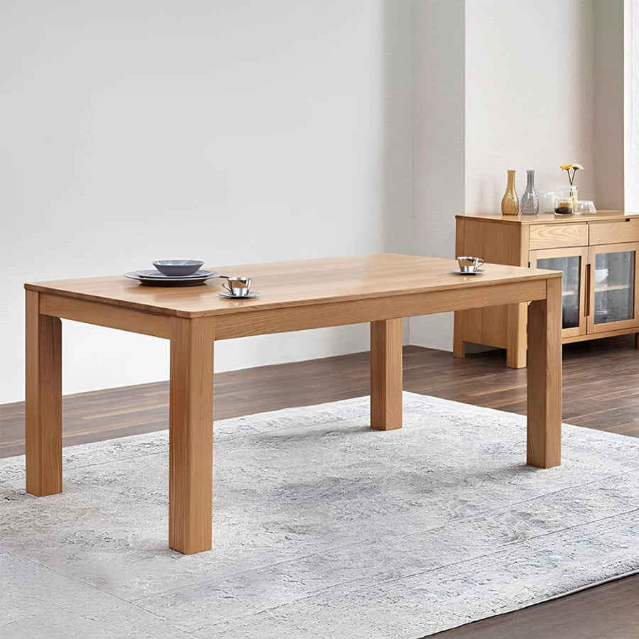 Humbie Natural Solid Oak Dining Table