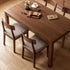 Humbie Natural Solid Oak in Walnut Colour Dining Table | Oak Furniture Store