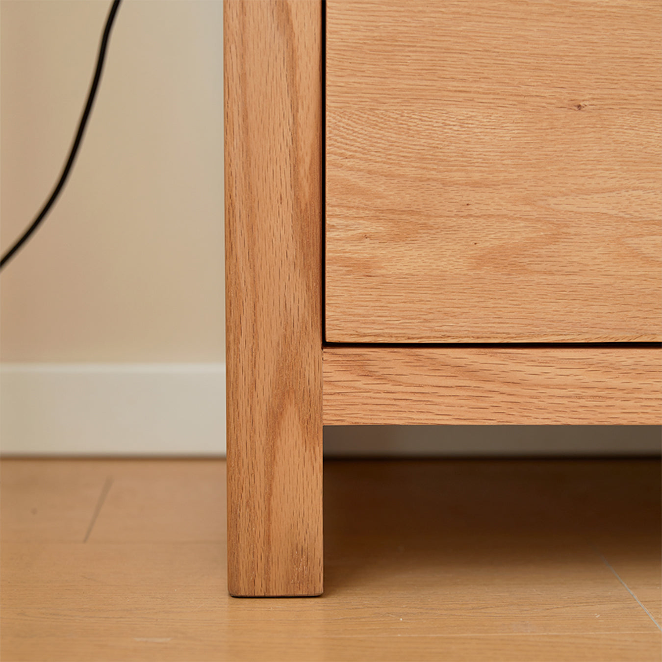 Humbie Natural Solid Oak Large TV Unit