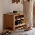 Humbie Natural Solid Oak Shoe Bench
