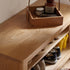 Humbie Natural Solid Oak Shoe Bench