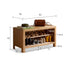 Humbie Natural Solid Oak Shoe Bench