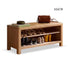 Humbie Natural Solid Oak Shoe Bench
