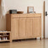 Humbie Natural Solid Oak Shoe Cabinet