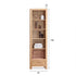 Humbie Natural Solid Oak Slim Bookcase