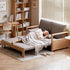 Humbie Natural Solid Oak Sofa Bed - Oak Furniture Store