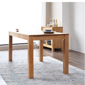 Humbie Oak Dining Table, Bench, and Oslo Chairs Package - Oak Furniture Store