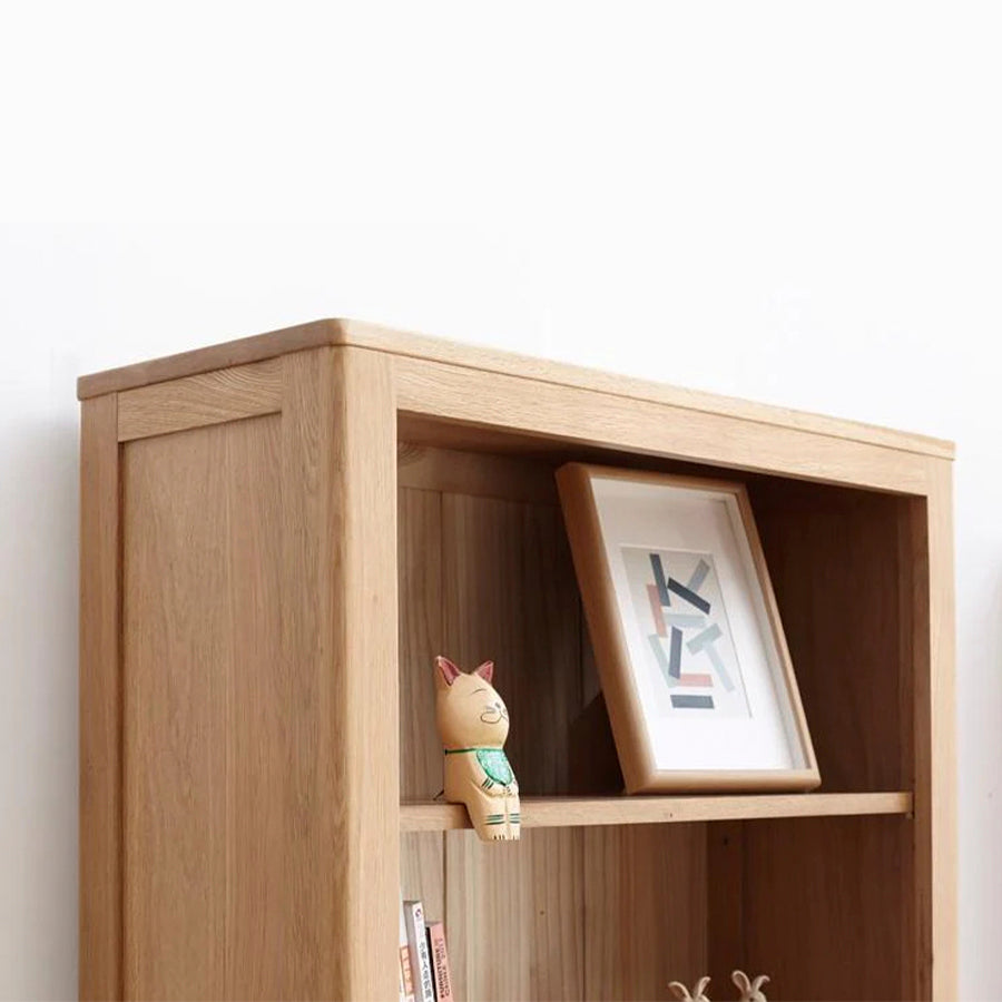 Humbie Solid Oak Large Bookcase