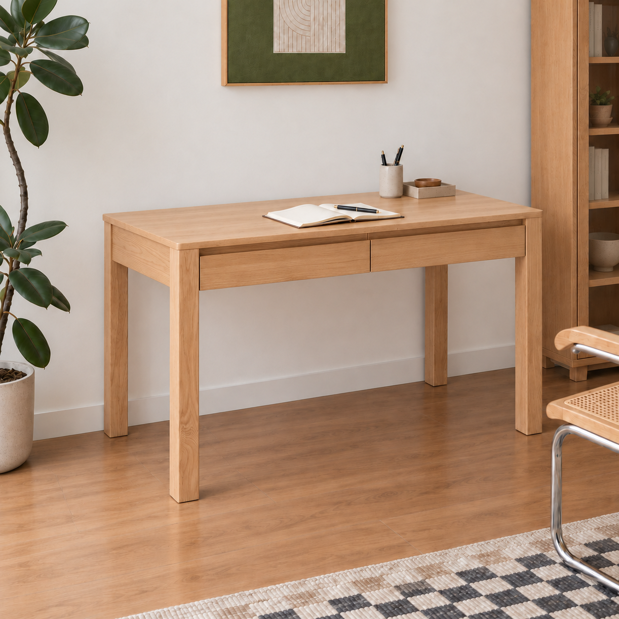 Humbie Solid Oak Study Desk