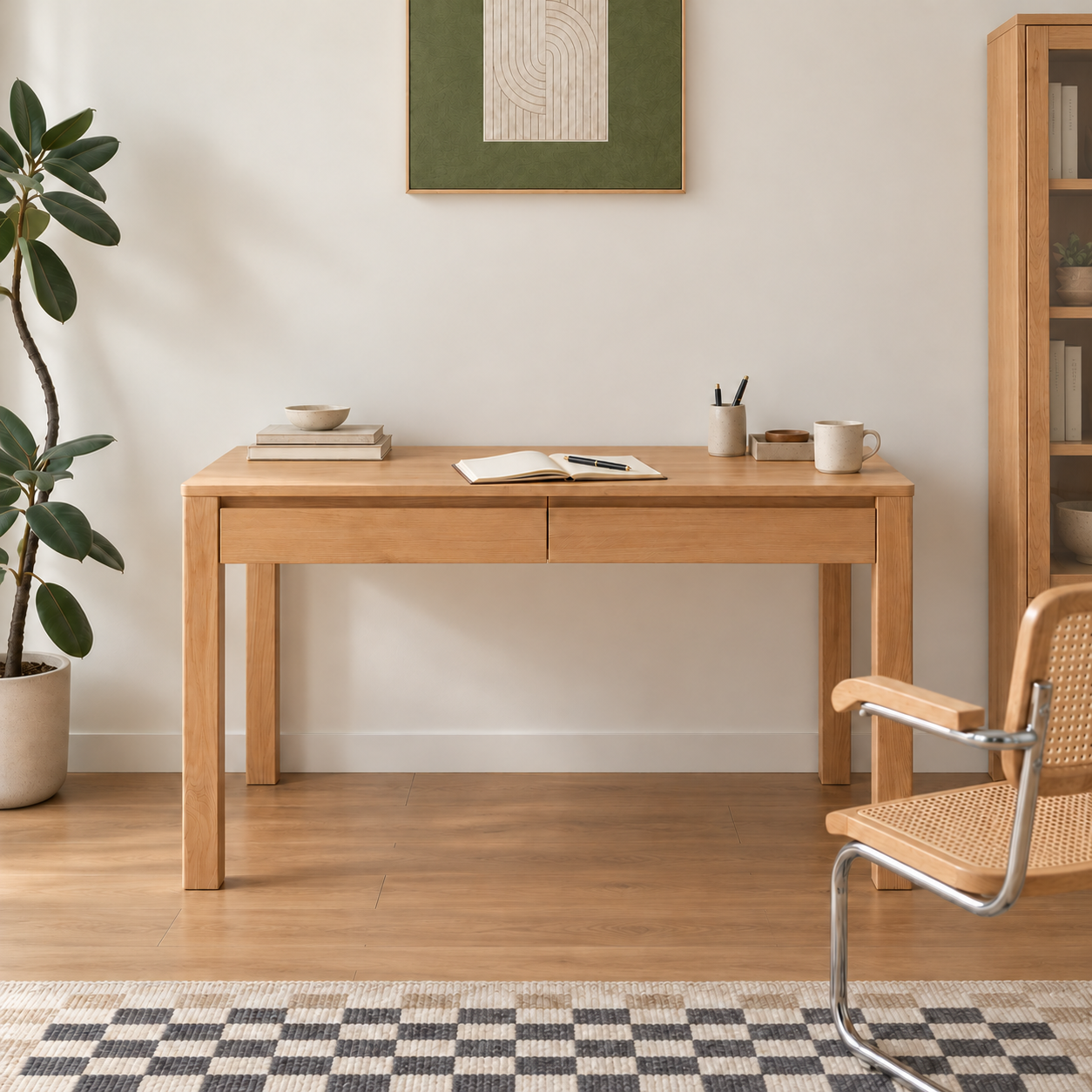 Humbie Solid Oak Study Desk