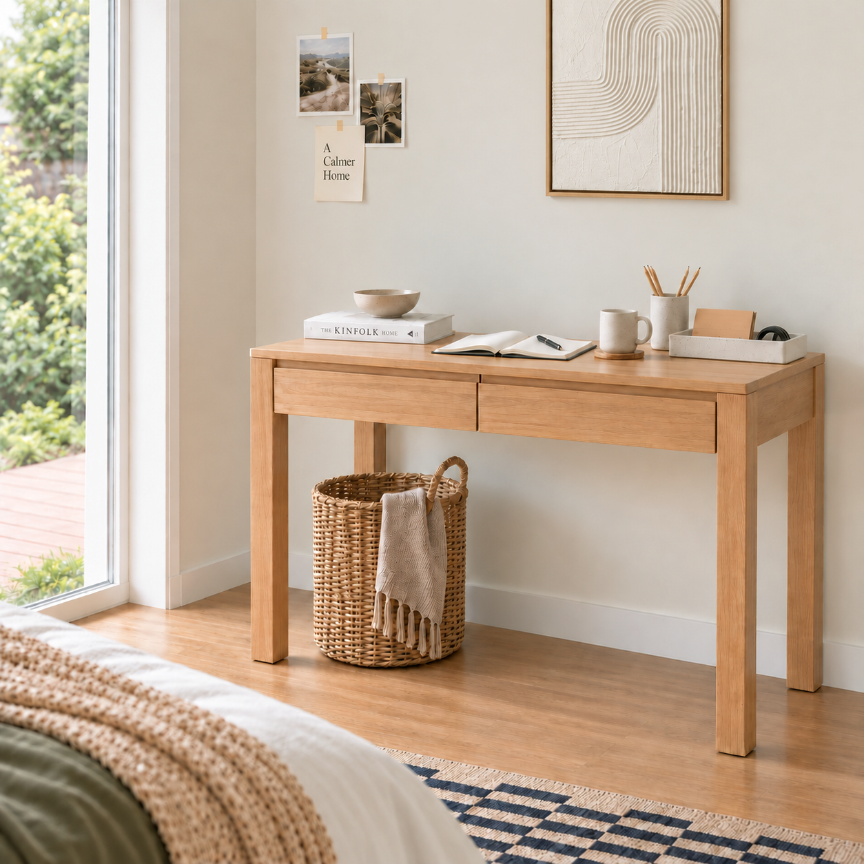 Humbie Solid Oak Study Desk
