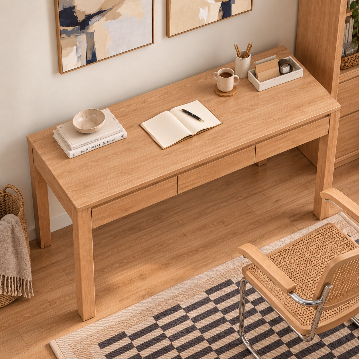 Humbie Solid Oak Study Desk