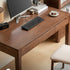 Humbie Solid Oak Study Desk in Walnut Colour | Oak Furniture Store