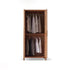Humbie Solid Oak Two-Door Wardrobe Design B