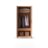 Humbie Solid Oak Two-Door Wardrobe Design C
