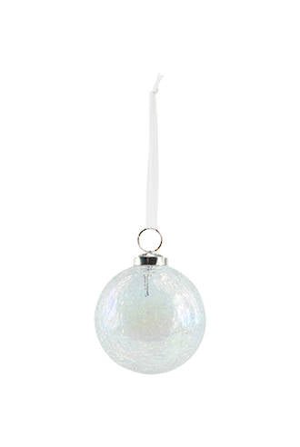 Iridescent Crackle Bauble FXHB569 - Oak Furniture Store