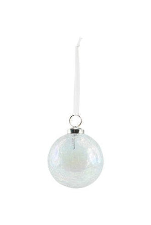 Iridescent Crackle Bauble FXHB569 - Oak Furniture Store