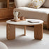 Jelling Natural Solid Oak Coffee Table Set | round marble coffee table with NZ delivery | Oak Furniture Store
