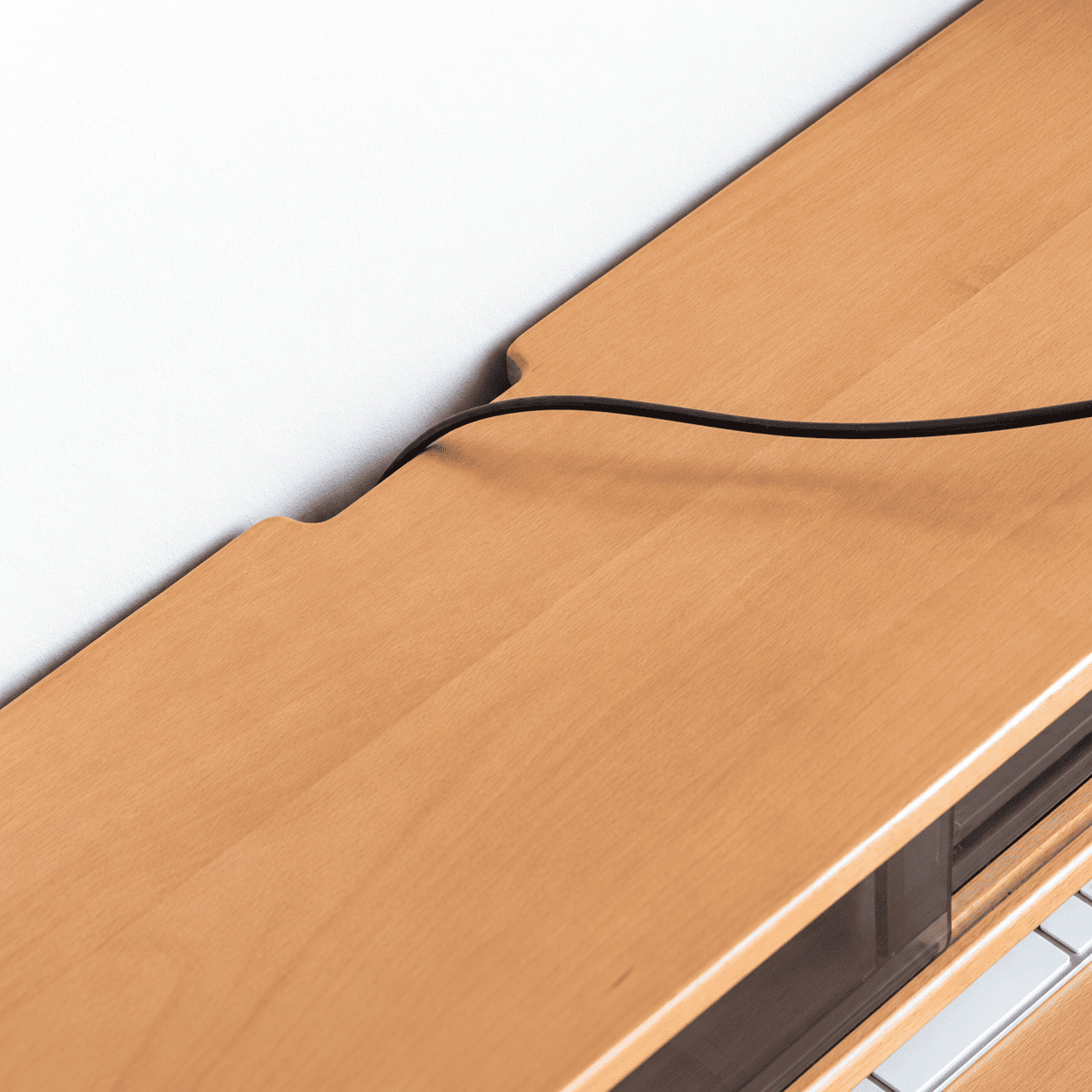 Joliet Natural Solid Beech Monitor Shelf