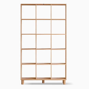 Kasai Natural Solid Oak Book/Display Shelf - Oak Furniture Store