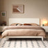 Kemi Cream Rubber Wood Painted Bed Frame
