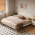 Kemi Cream Rubber Wood Painted Bed Frame